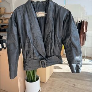 1980’s leather jacket